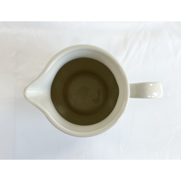 Vintage Longaberger Woven Traditions Heritage Green Pottery Pitcher 32oz 5.5" - Picture 7 of 9